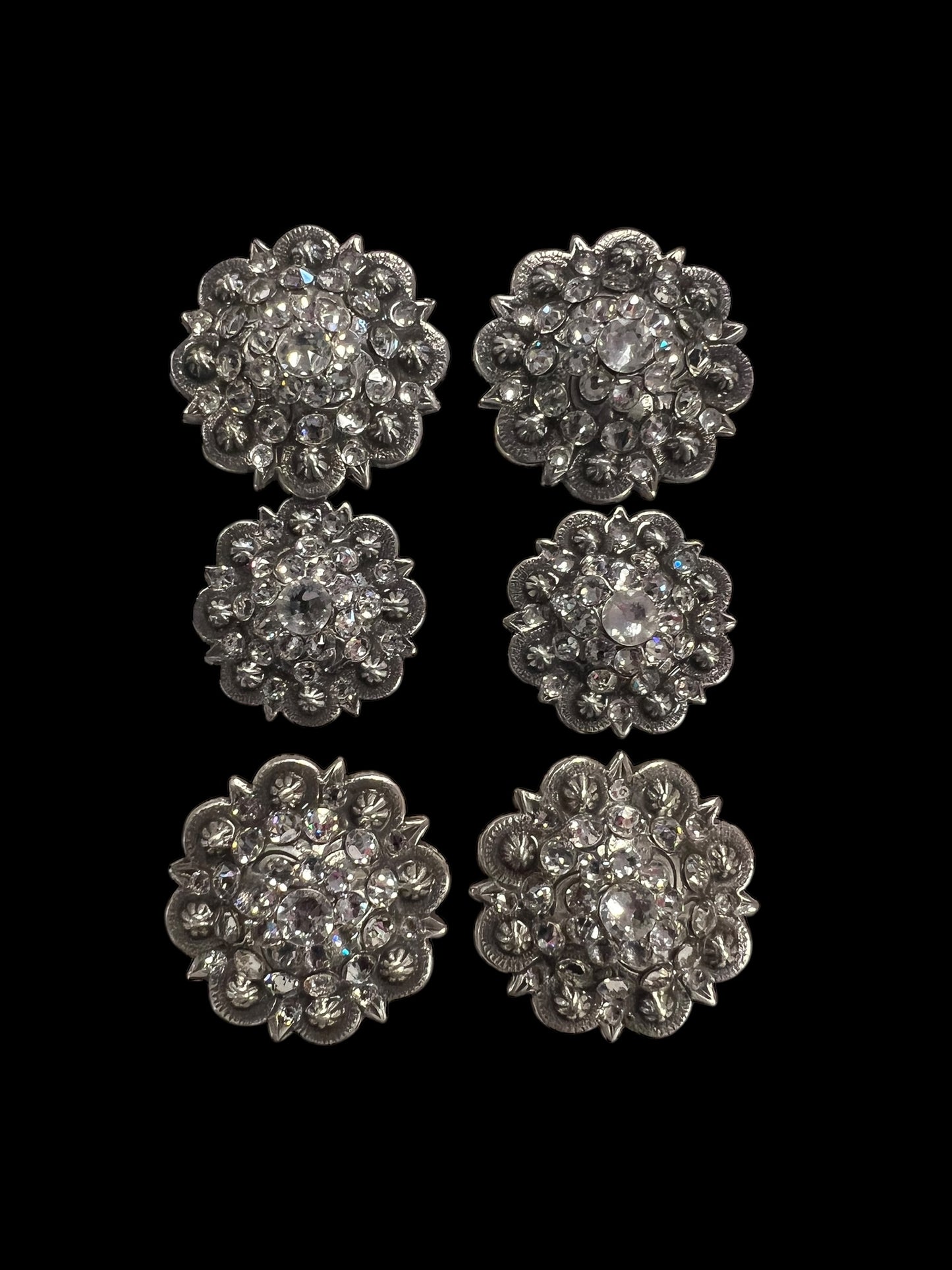 Black and white paisley suede on medium leather