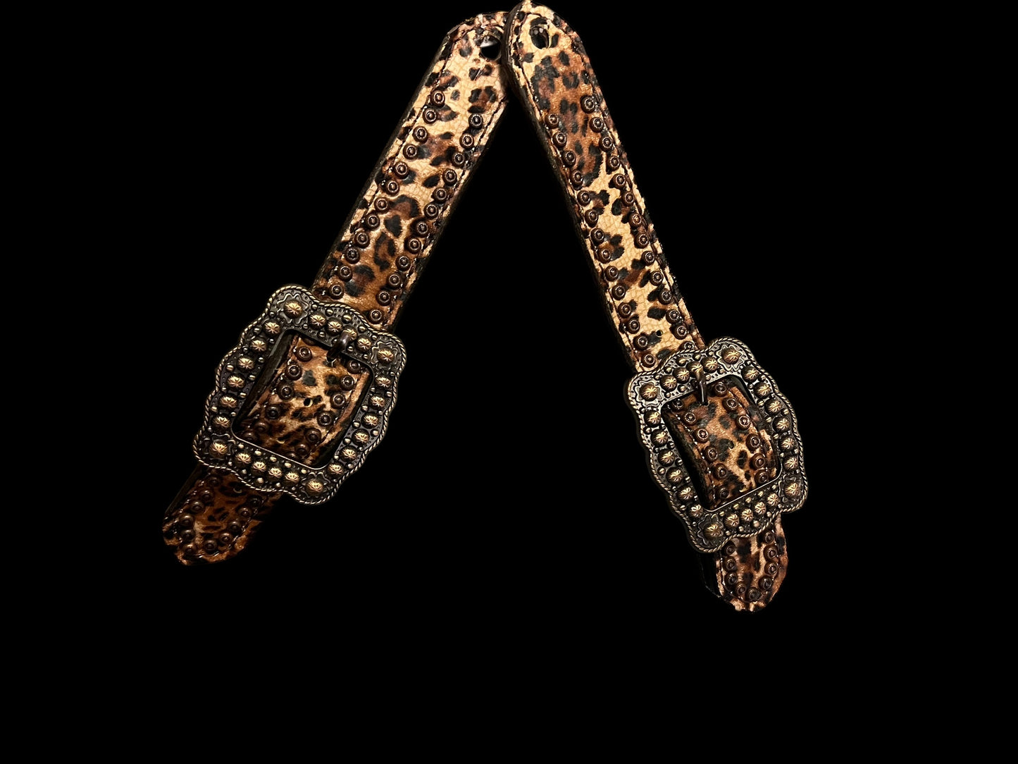 Cheetah on medium leather