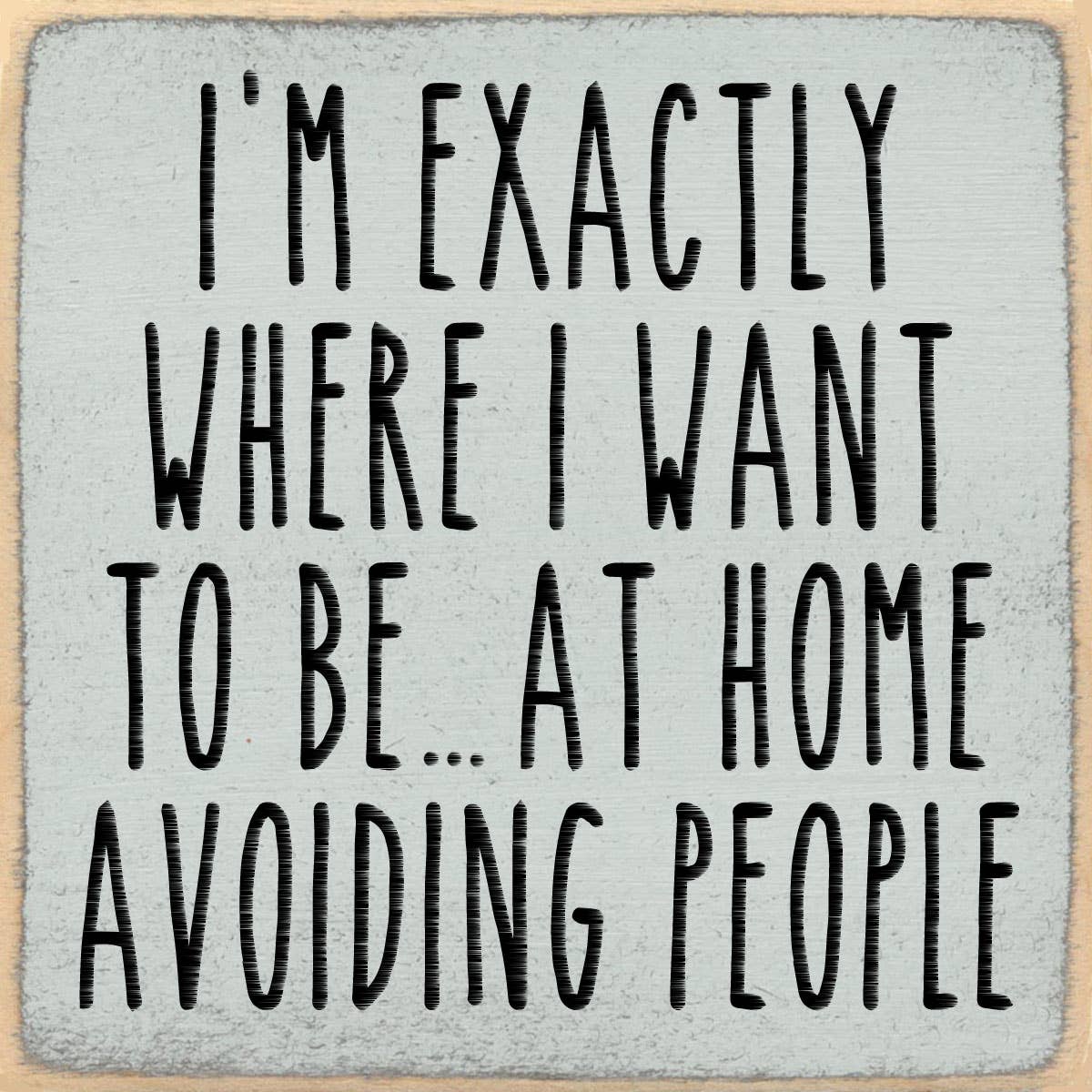 4x4-1058 Avoiding people Shelf Sitter