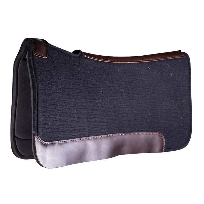 Professionals Choice 5/8in Black Felt Rubber Work Saddle Pad