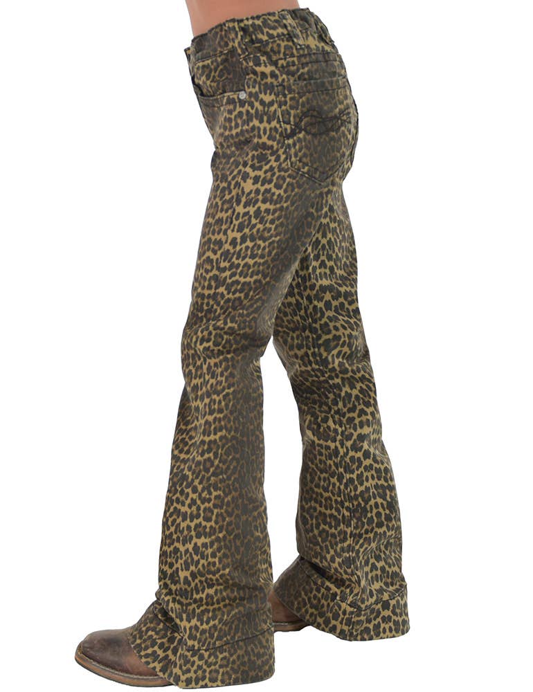 Girls Leopard Trousers