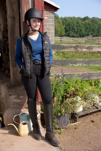 TUFFRIDER 4S KNEE PATCH BREECHES BLACK I