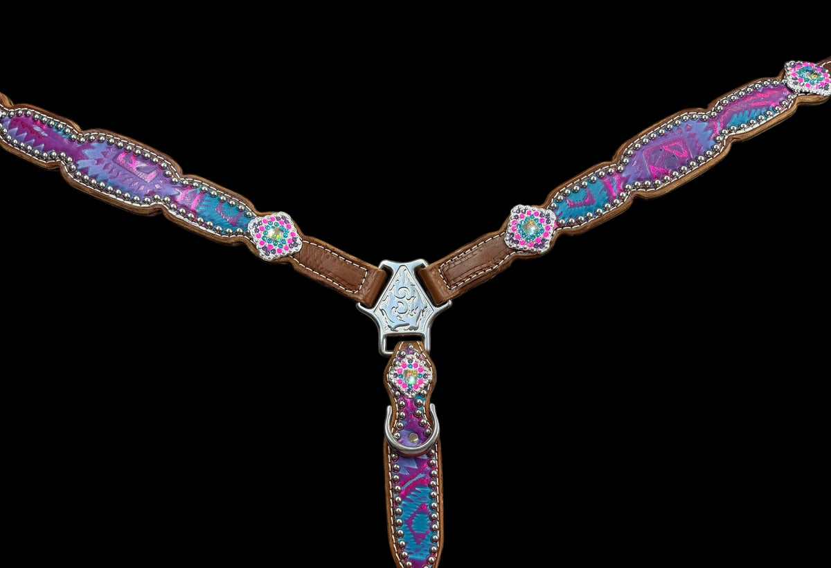 Rio Aztec on medium leather