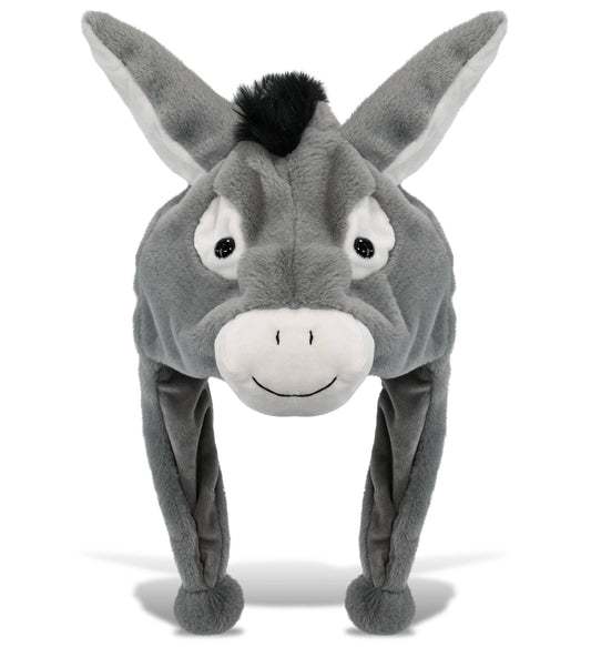Super-Soft Plush Hat - Donkey