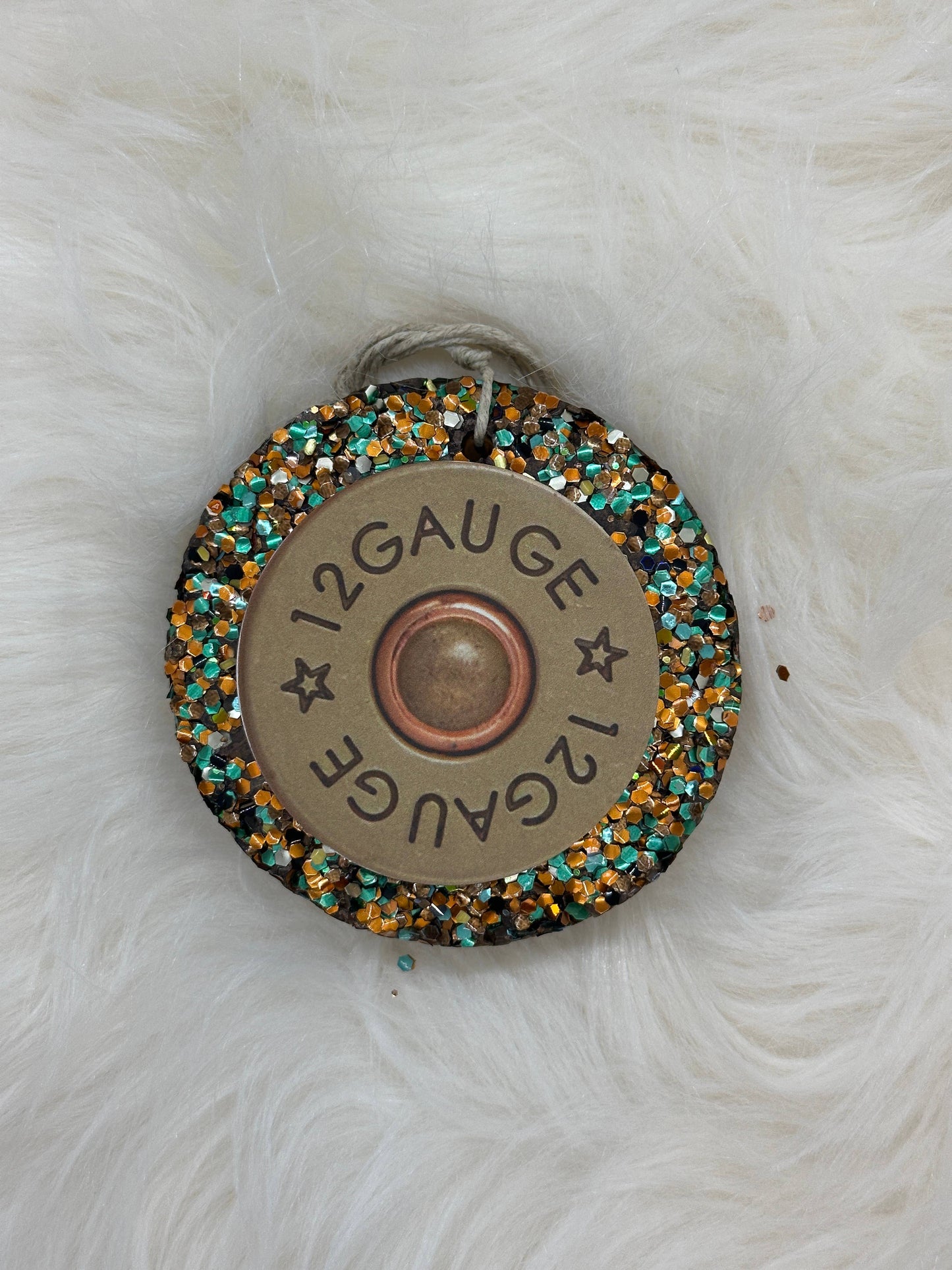 12 Gauge Graphic: Genuine Leather