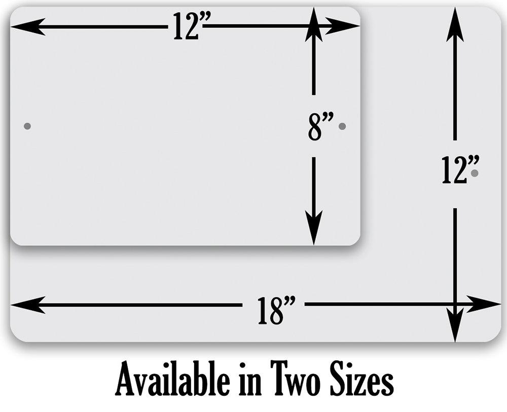 Beware of Dog - Metal Sign: 8 x 12