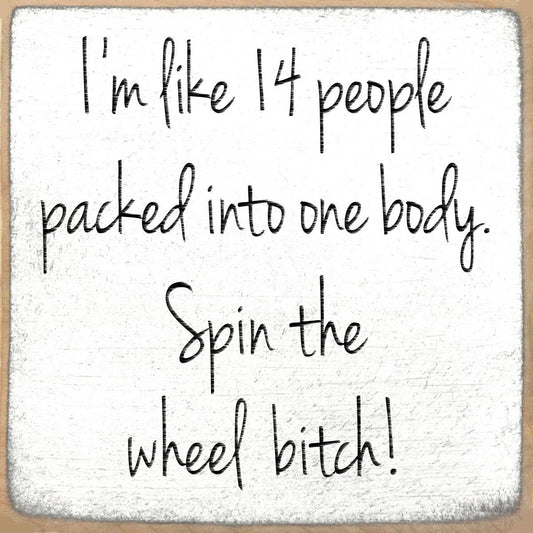 4x4-1065 Spin the wheel Shelf Sitter