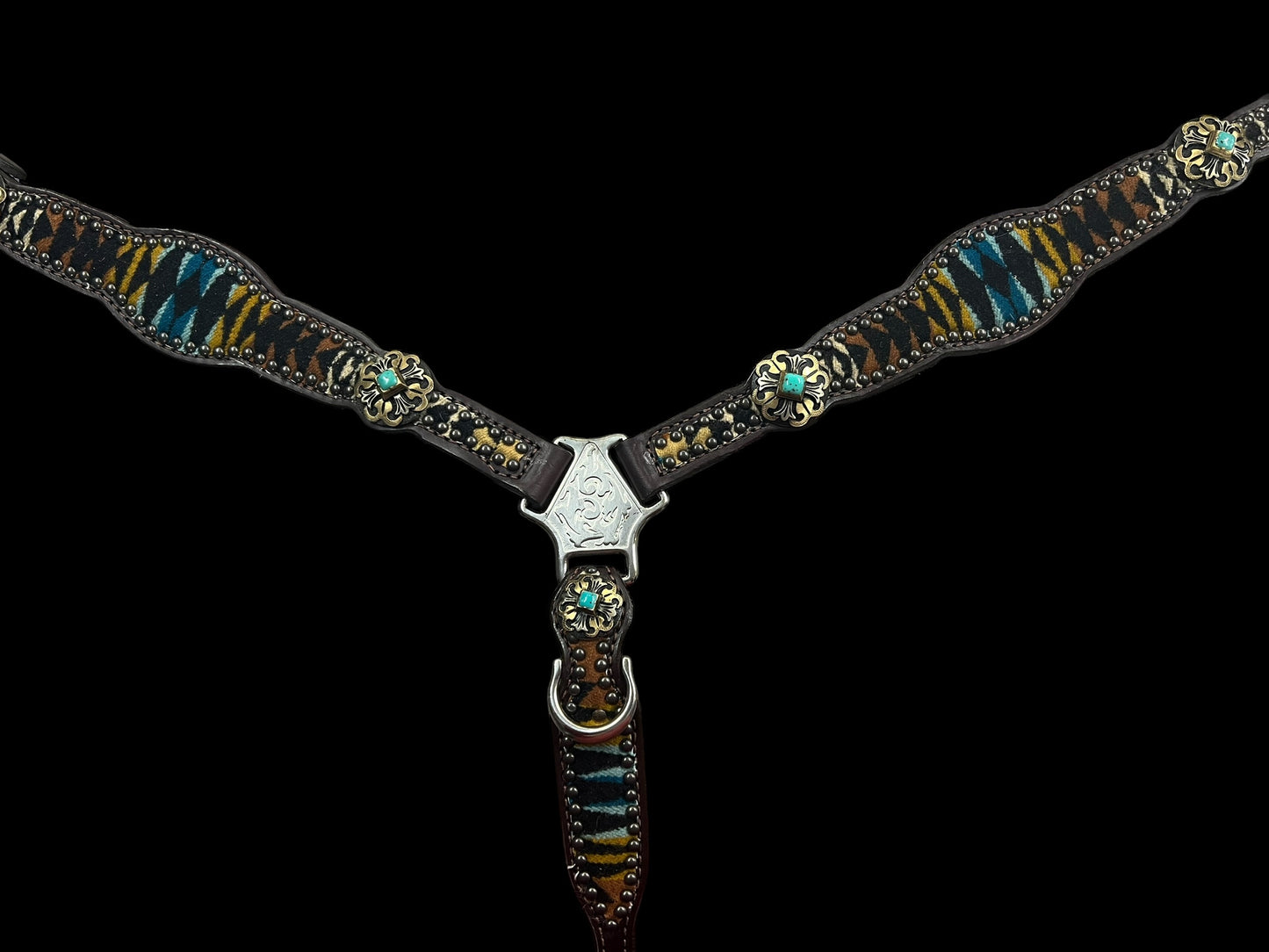 Rancho Arroyo Black Pendleton® on dark leather