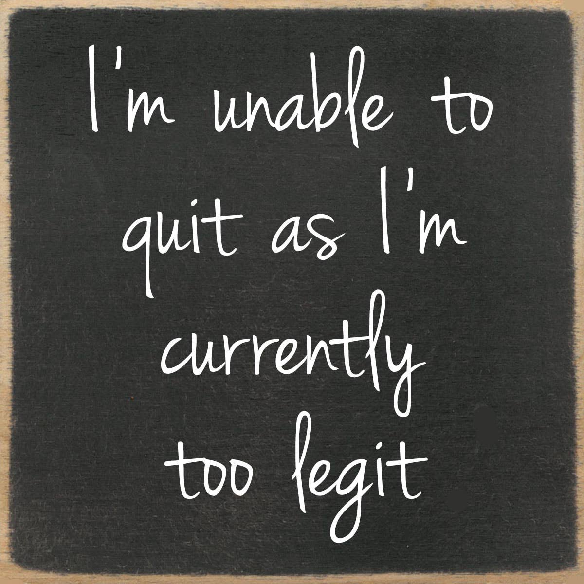 4X4-1007 Too Legit Shelf sitter