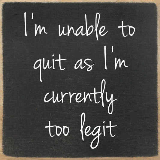 4X4-1007 Too Legit Shelf sitter