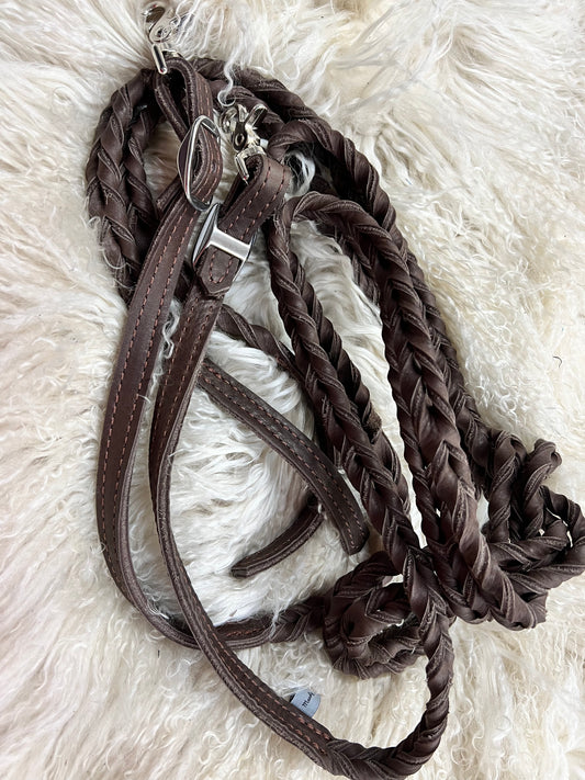 Super soft leather SPLIT reins