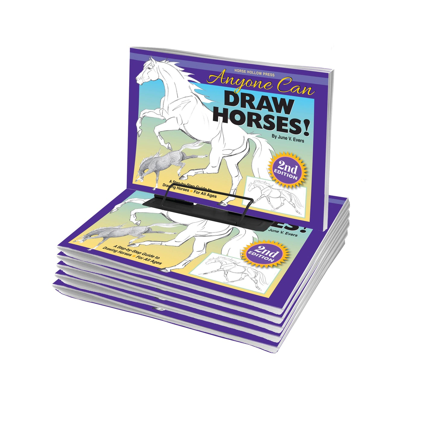 Art Book Horse Equestrian / Anyone Can Draw Horses / All age