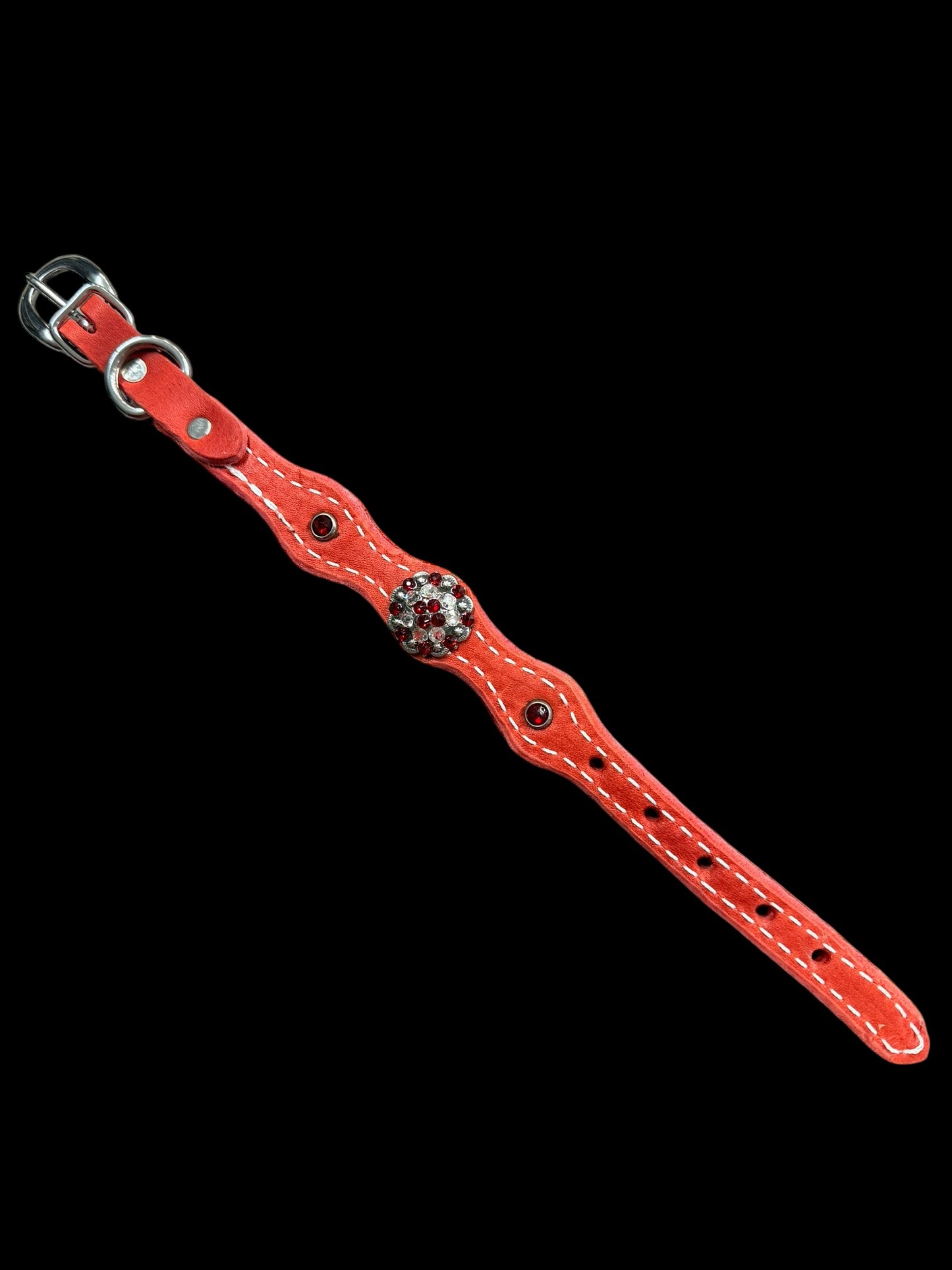 Extra small dog collar-Red