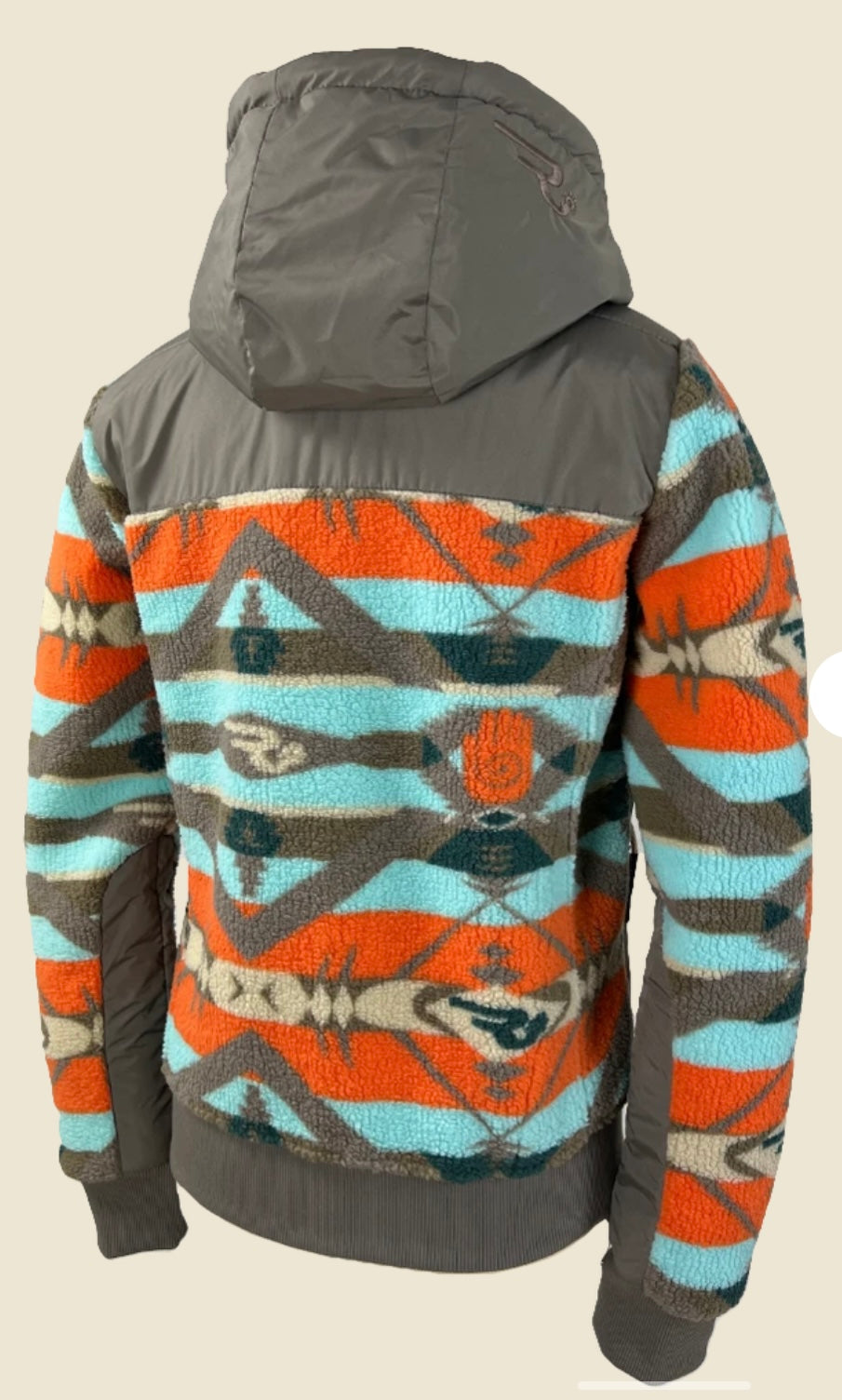 Women Sherpa Pro Shield Jacket "CHARLEE" sky blue flame orange