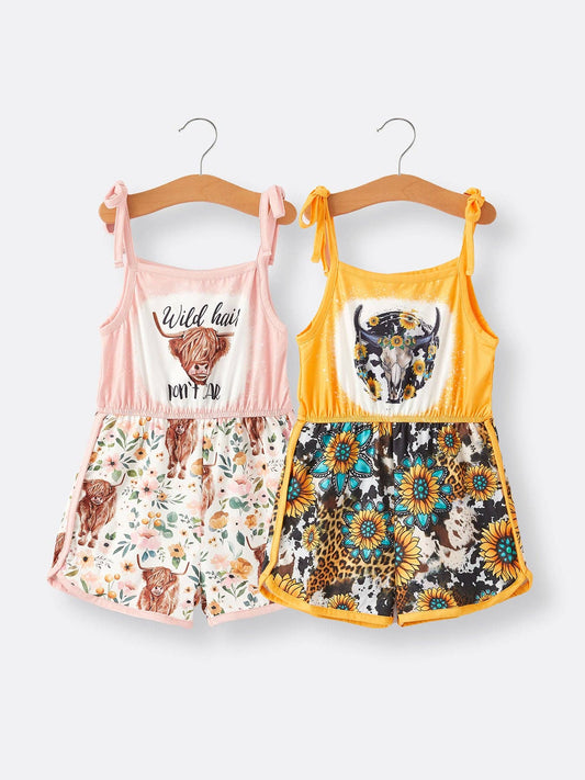 Cow Floral Jumpsuit