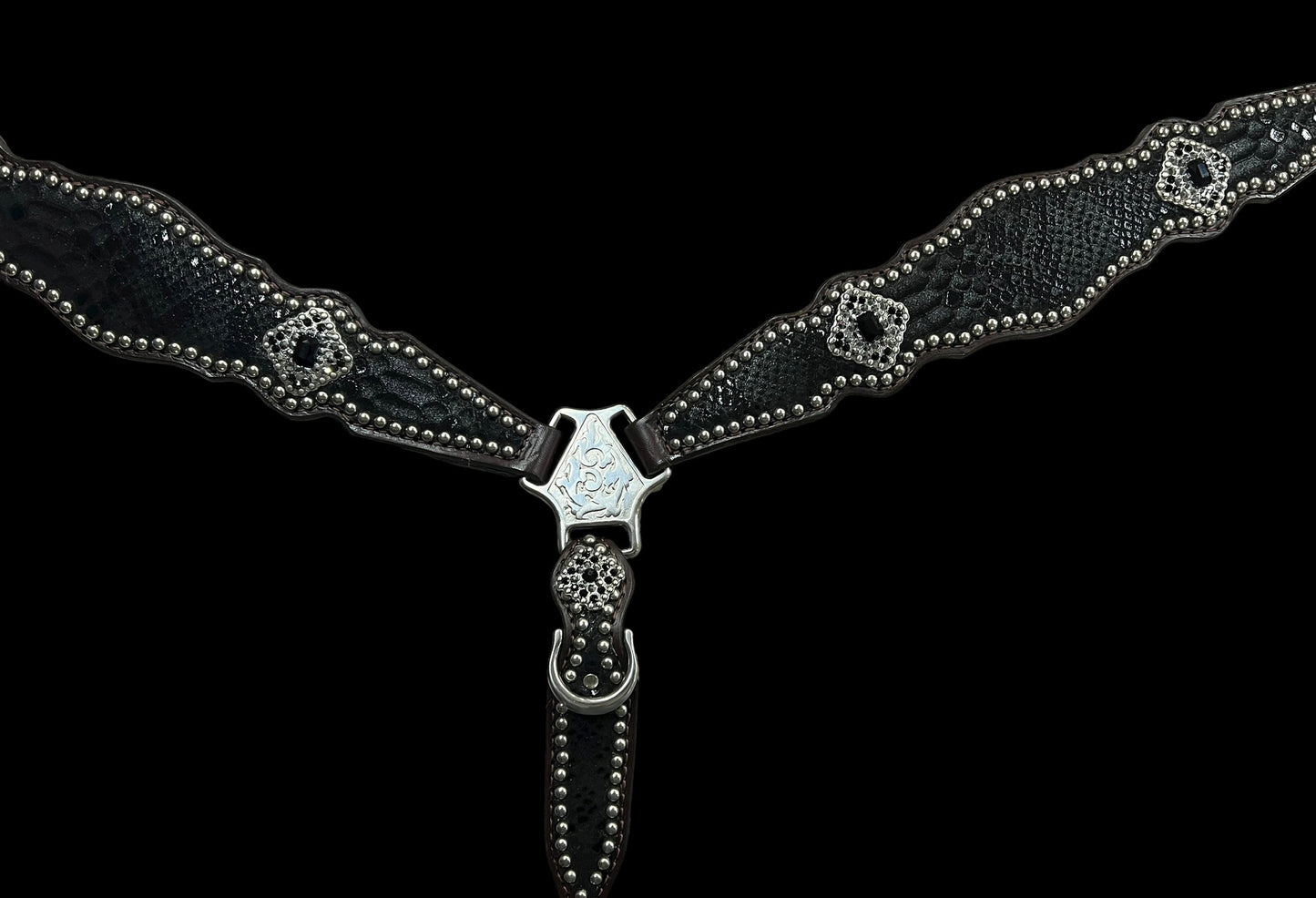 Black mystic on dark leather