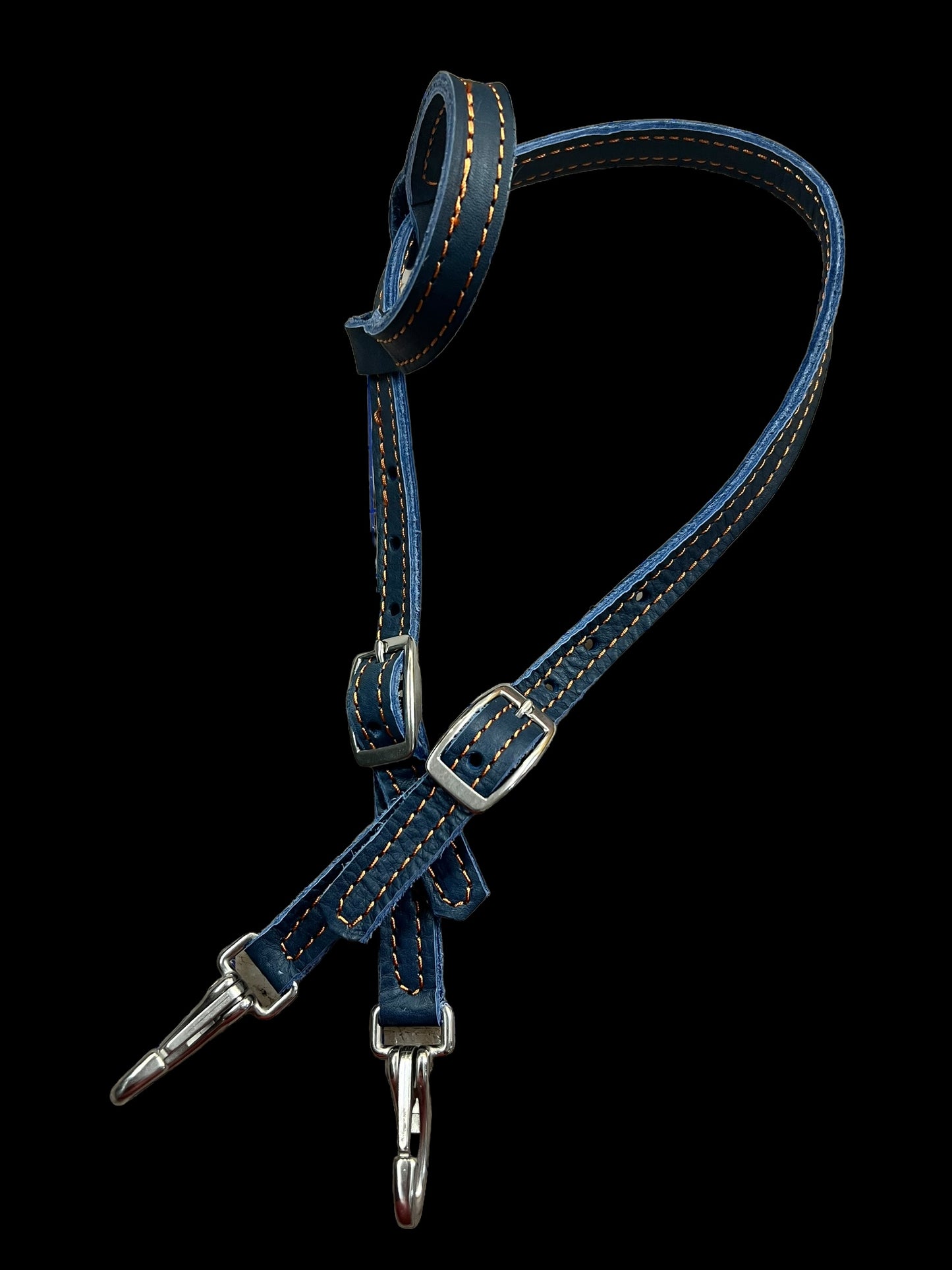 Soft leather quick change headstall