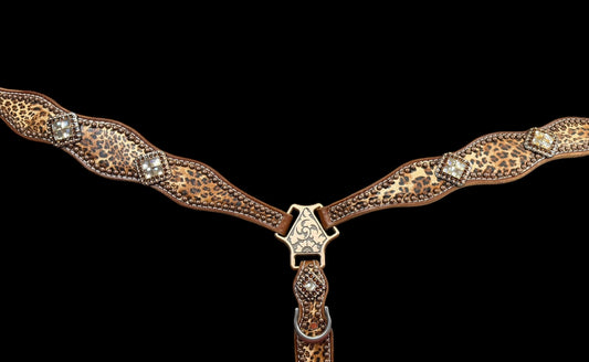 Cheetah on medium leather