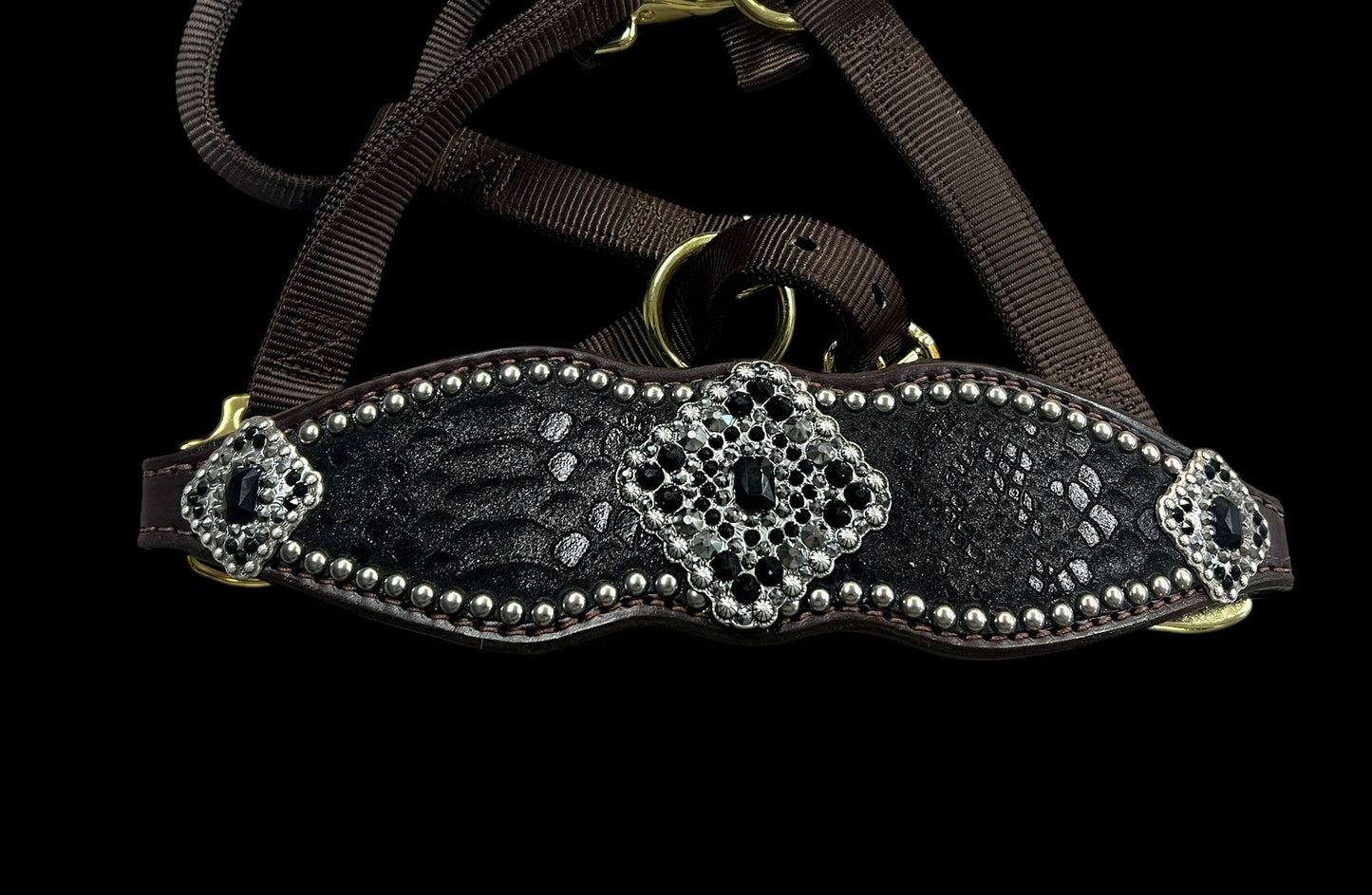 Black mystic on dark leather