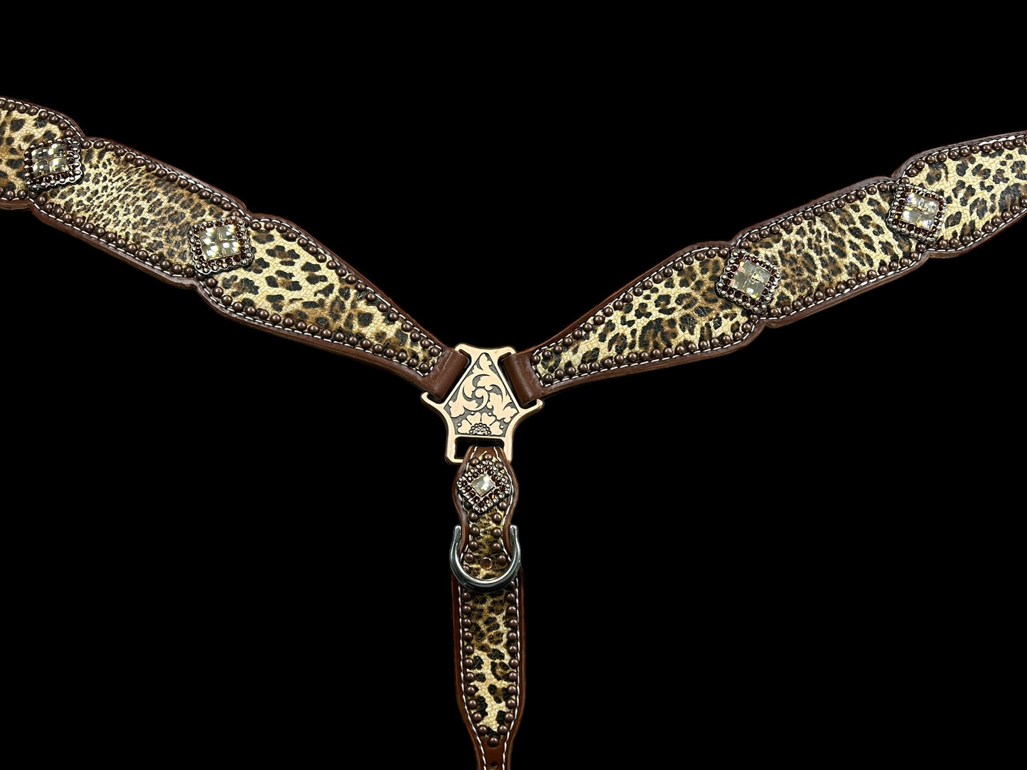 Cheetah on medium leather