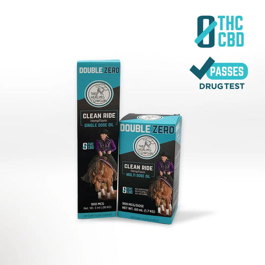 Clean Ride HempFlavin Oil – Equine Relief (CBD-Free & THC-Free)