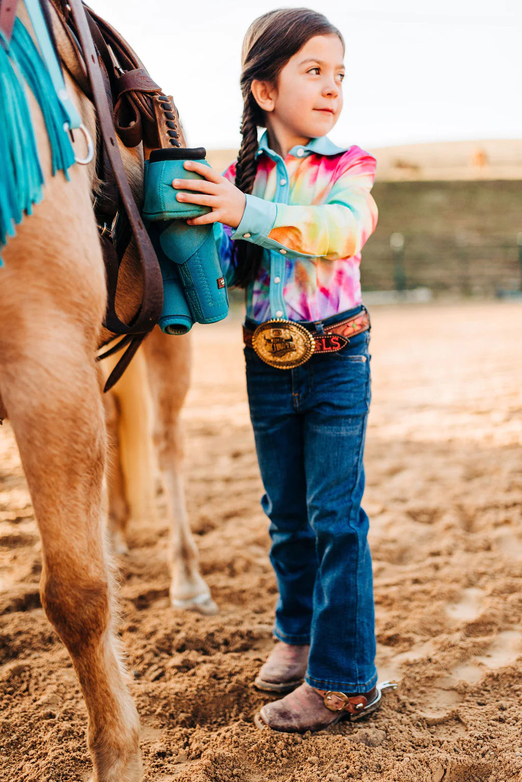 Ranch Dressin *YOUTH* HOWDY DENIM BOOT CUT JEANS