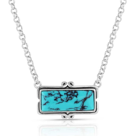 Looking Glass Turquoise Necklace