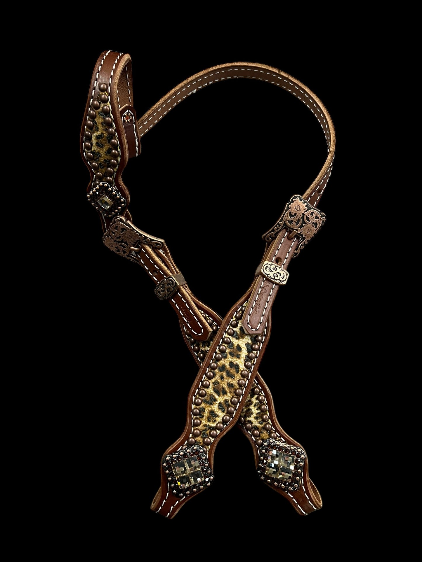 Cheetah on medium leather