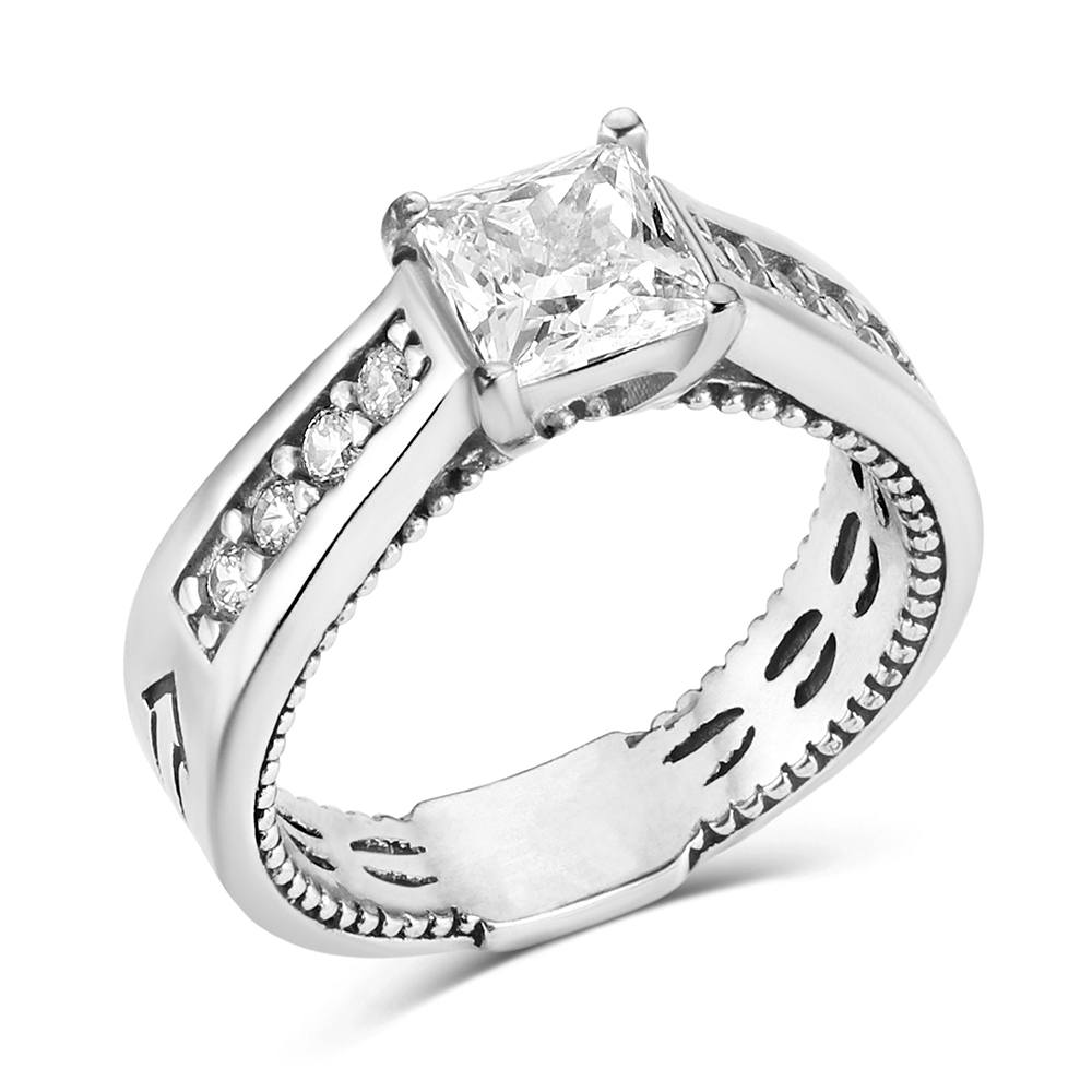 Follow Your Arrow Crystal Ring - size 8