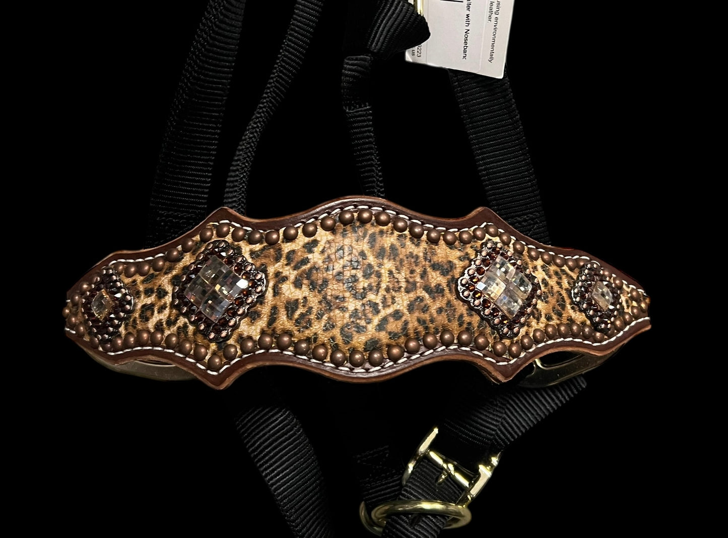 Cheetah on medium leather