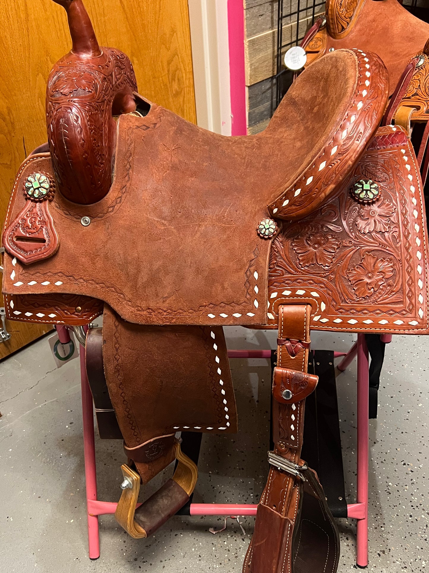 Circle L Square Skirt Barrel Saddle