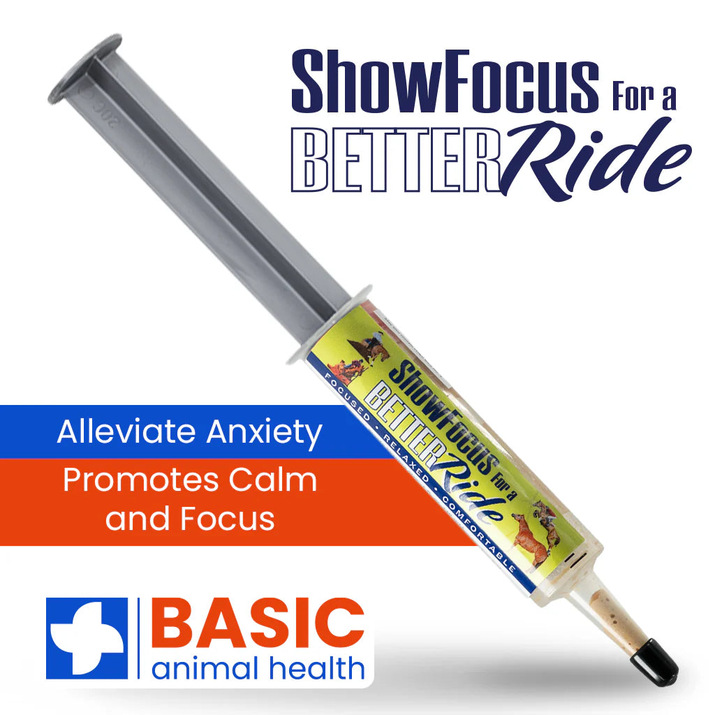 ShowFocus for a BetterRide Gel Supplement for Horses