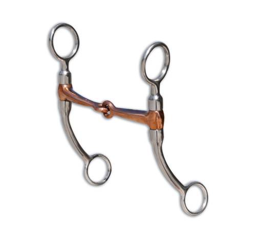 Bob Avila Copper Snaffle Bit