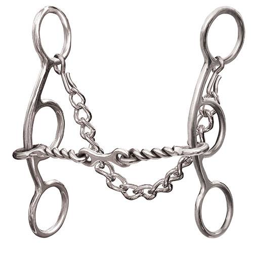 Futurity Bit 5.5 - 3 piece Twisted Wire