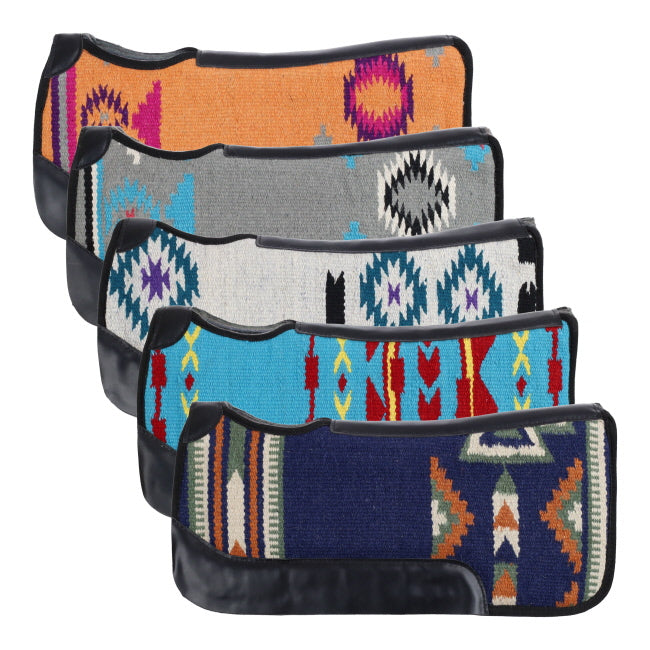 Showman 30" x 30" Wool Top Saddle Pad with Felt Bottom - Southwest Mesa