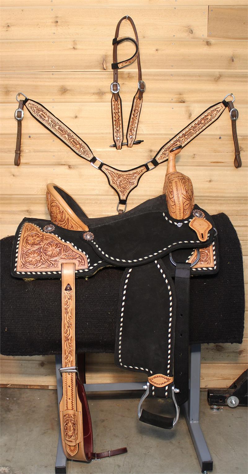 Stockyards Barrel Saddle #200 - 14"