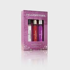 Yellowstone Women’s Purse Spray Set – 3 x 10mL Eau de Parfum Gift Collection (Original, Tornado & Dusk) – Purse-Sized Fragrance Gift Set