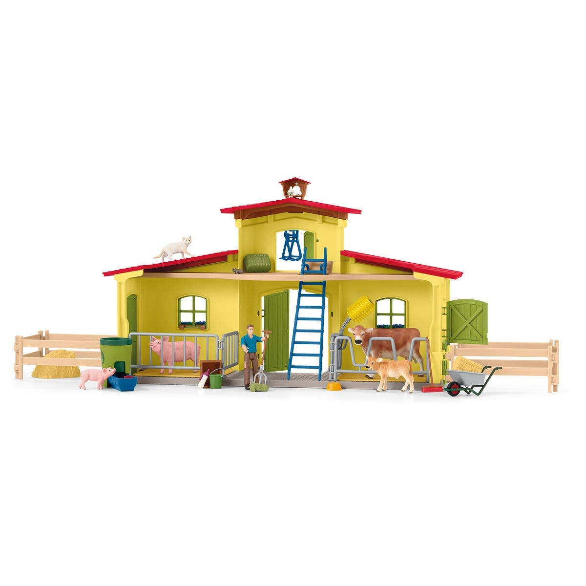 Large Farm (Yellow)  Farm Figurine Toys Play Set