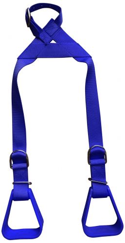 Showman ® Heavy duty nylon adjustable buddy stirrups