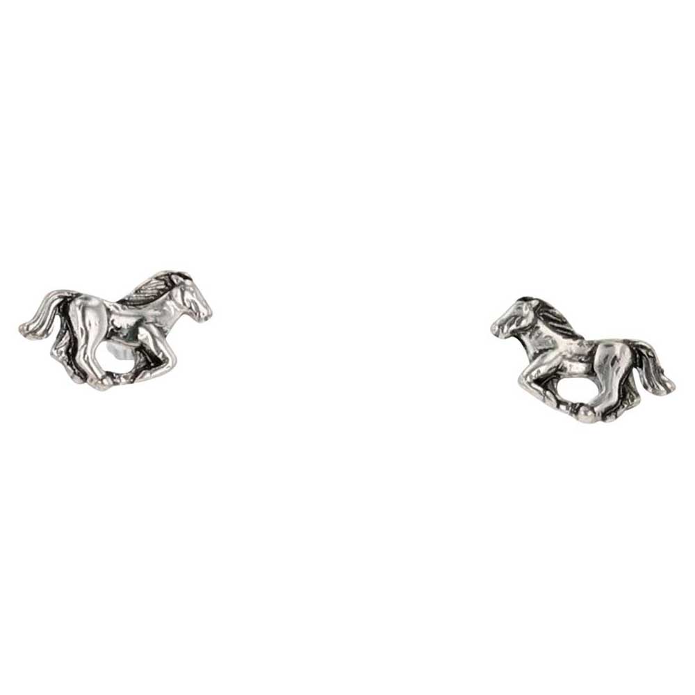 Running Horses Attitude Earrings