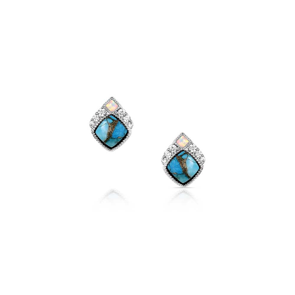 Crowned Glacier Earrings