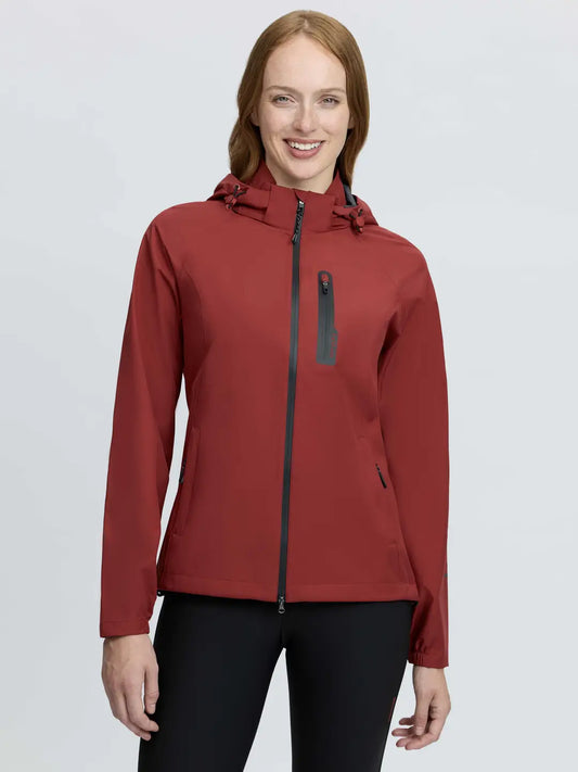 New! Lemieux Athena Waterproof Lightweight Jacket - Russet