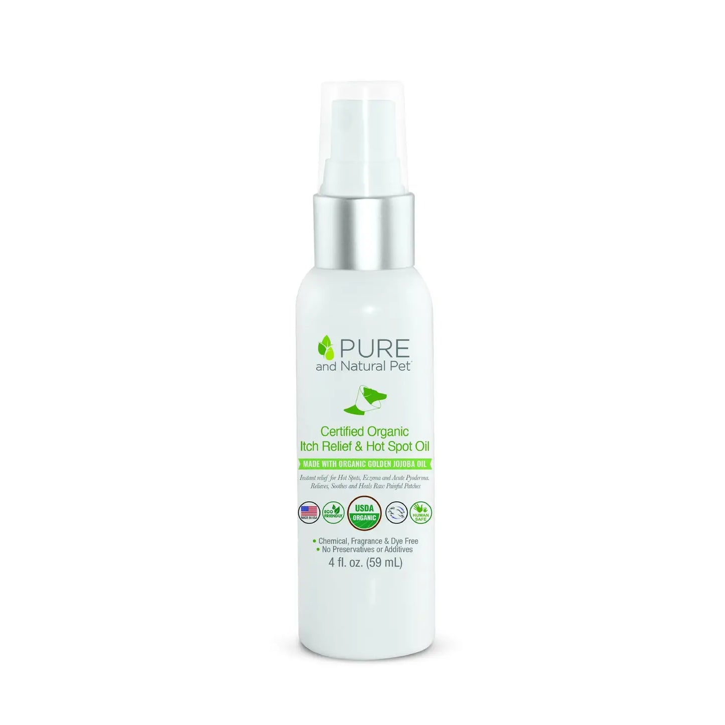 Certified Organic Itch Relief & Hot Spot Oil