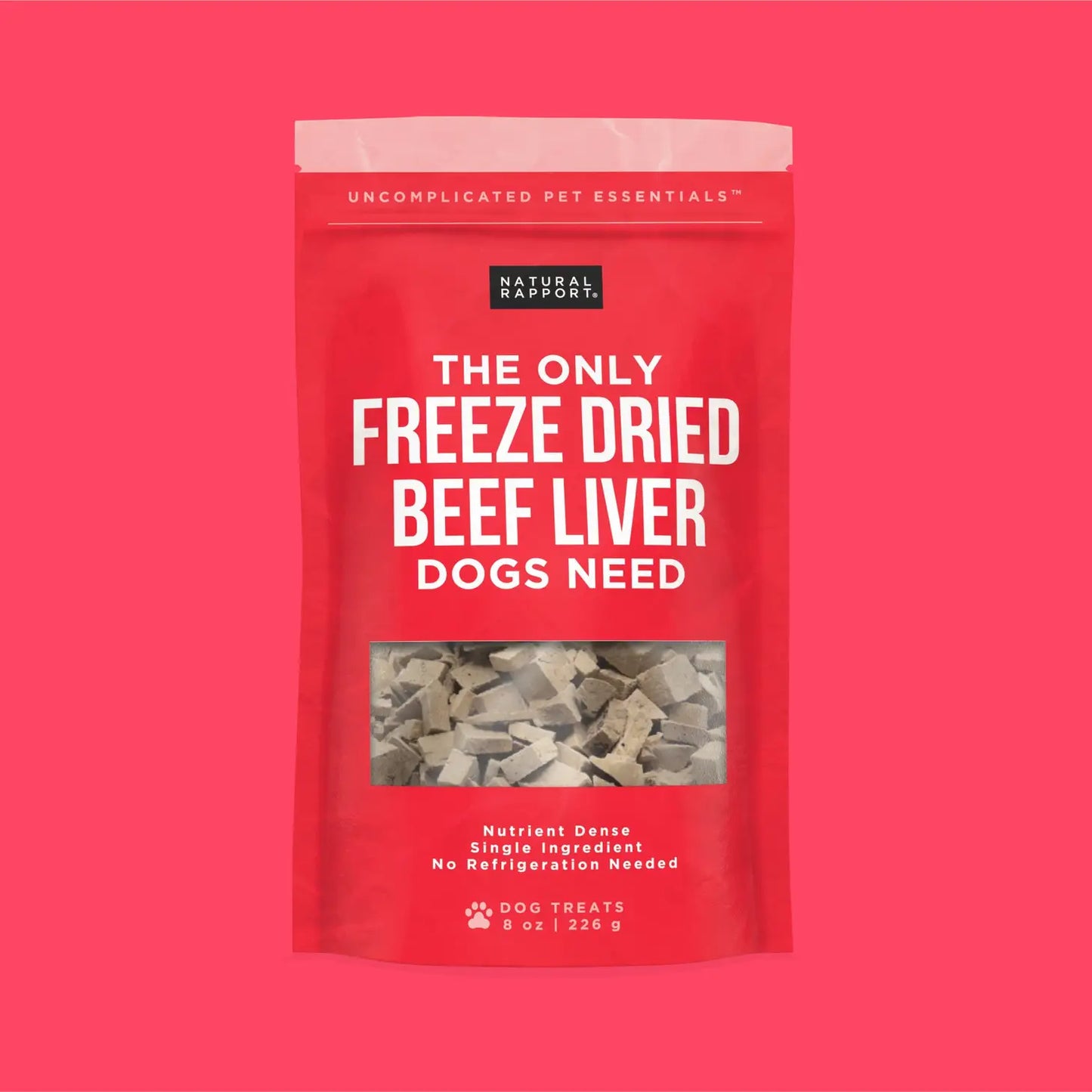 The Only Freeze Dried Beef Liver Dogs Need