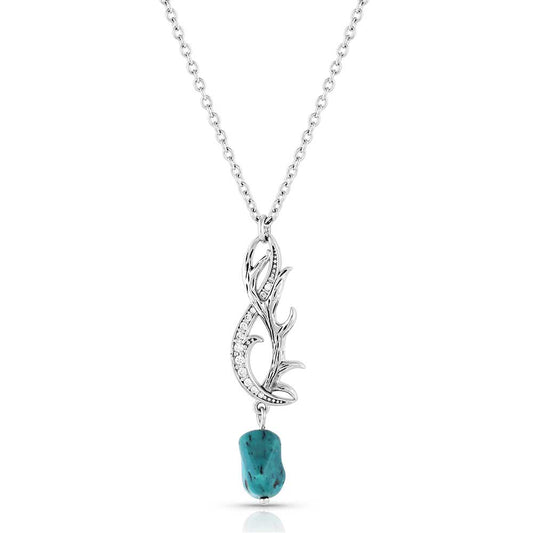 Rooted in Stone Turquoise Necklace