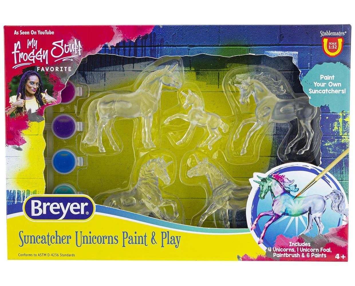 4238  Suncatcher Unicorn Paint & Play