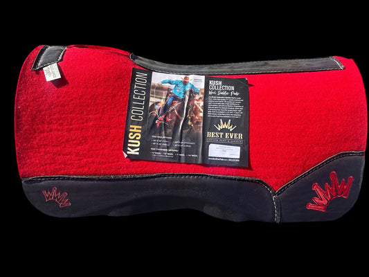 30 x 30 3/4" Kush Red Best Ever Saddle Pad