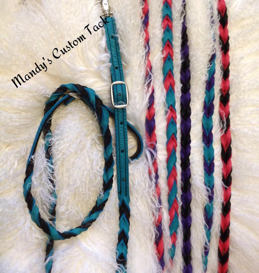 Super soft leather reins