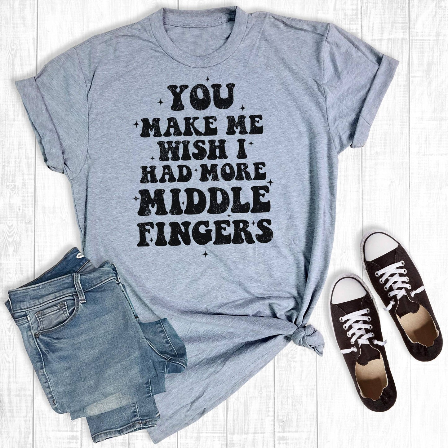 You Make Me Wish Light Grey