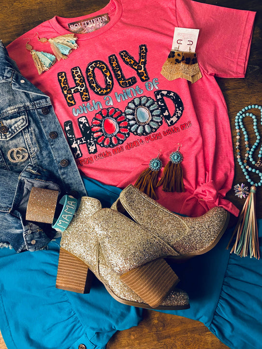 Holly with a hint of hood - Tee